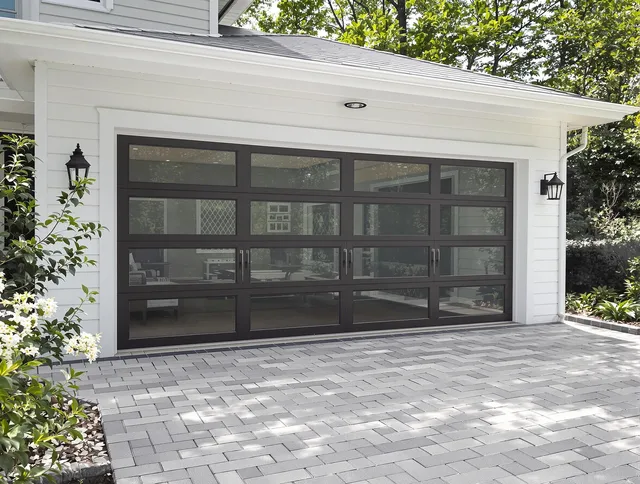 Rialto Garage Door Repair design specialist presenting custom garage door options to Rialto homeowner