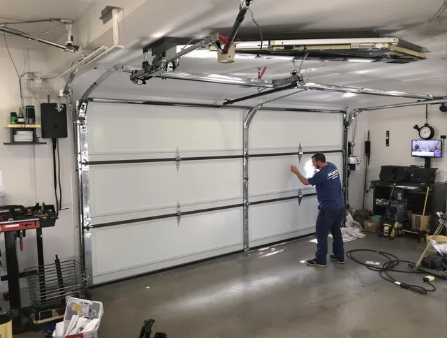 Professional garage door repair service by Rialto Garage Door Repair in Rialto