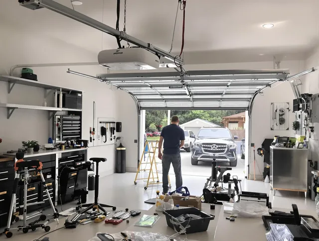 Garage door opener installation by Rialto Garage Door Repair in Rialto