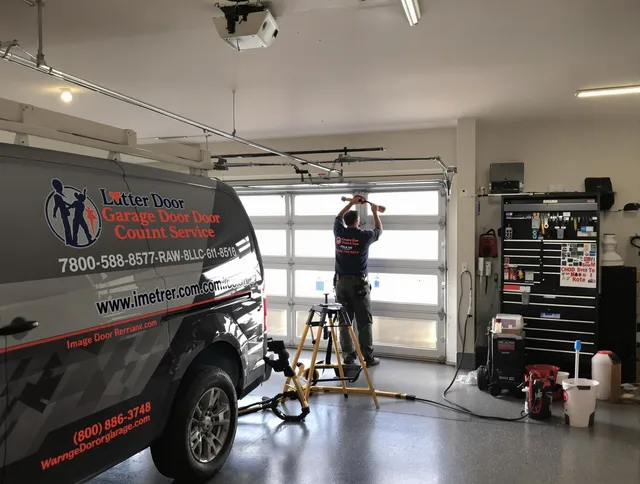 Rialto Garage Door Repair team performing same-day garage door repair in Rialto