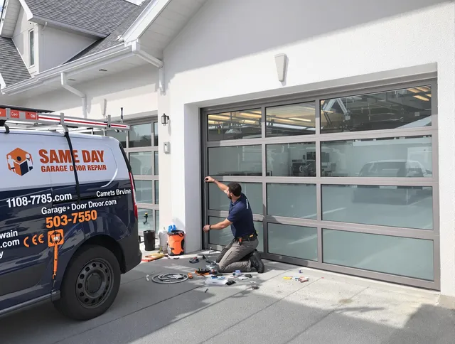 Same-day garage door repair service by Rialto Garage Door Repair in Rialto